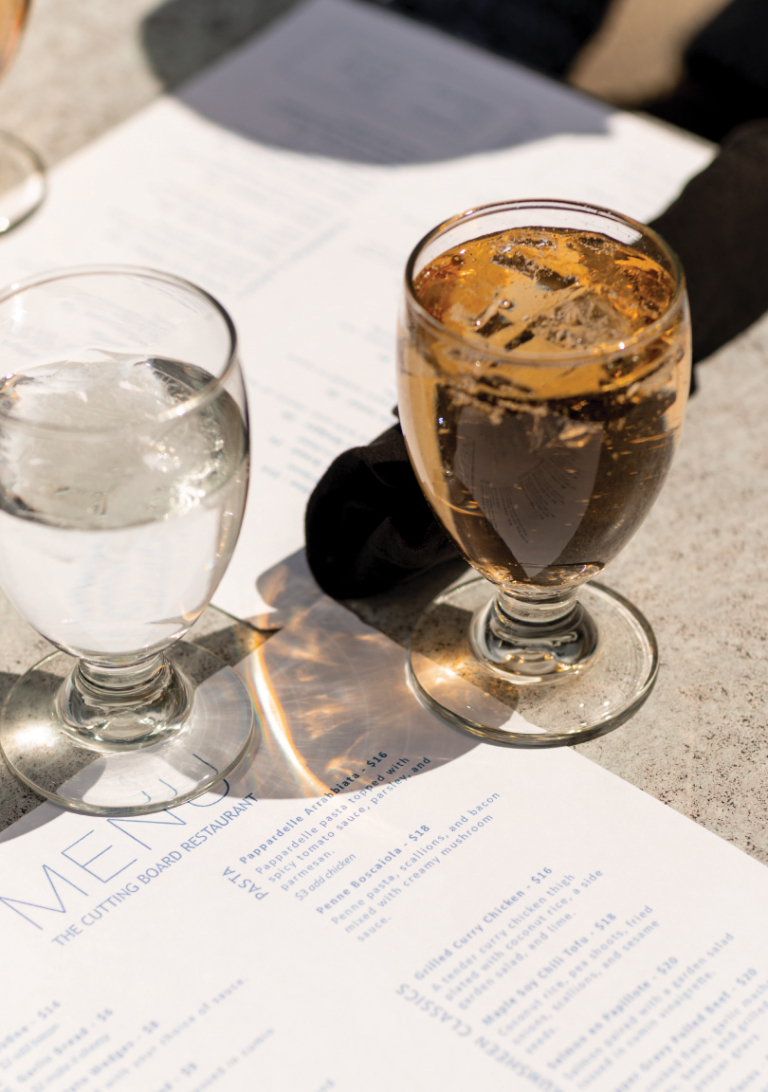 Cutting Board Restaurant Kumsheen Rafting Raft. Relax. Recharge.